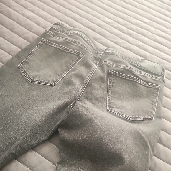 Express Men's Faded Black Slim Jeans - Picture 6 of 6